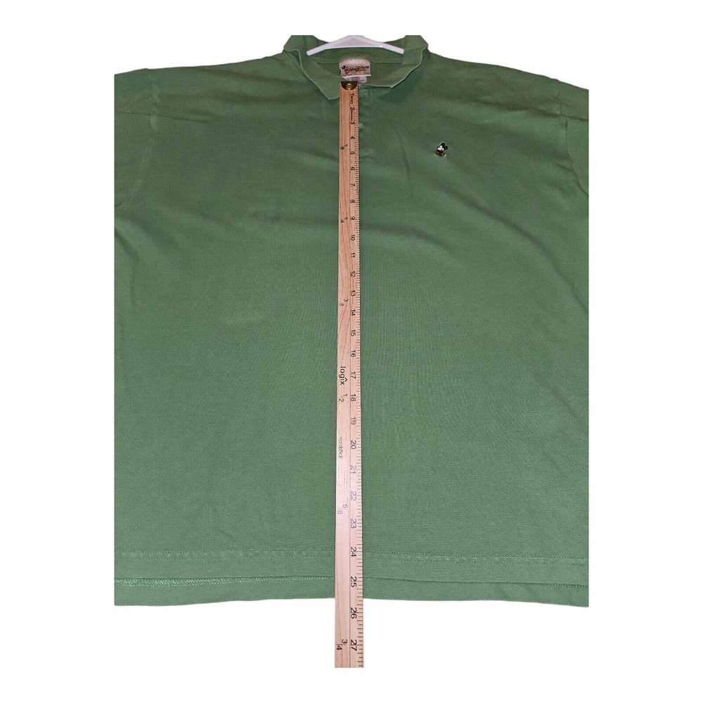 Walt Disney World Polo XL Men's Green Short Sleeve Embroidered Vacation Fun - Picture 4 of 6